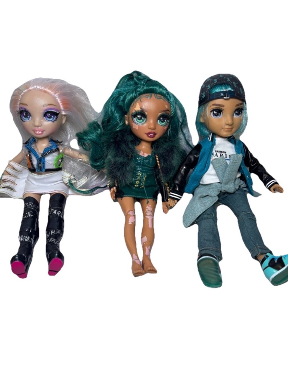 Rainbow High Fashion Dolls Set of 3 Jewel Richie River Kendall Amaya Raine MGA